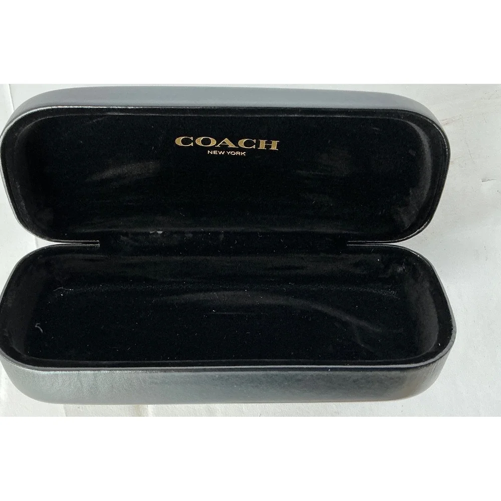 Coach‎ Black Hard Clamshell Sunglasses Case Embossed Logo One Size Classic